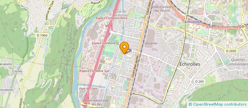 localisation de l'entreprise MONSIEUR SAID KALMANI  ECHIROLLES