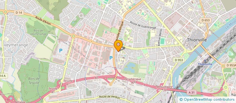 localisation de l'entreprise MONSIEUR SAID KEBAILI  THIONVILLE