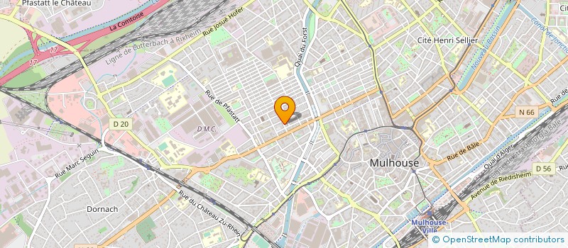 localisation de l'entreprise MONSIEUR SAID KEBBAL  MULHOUSE