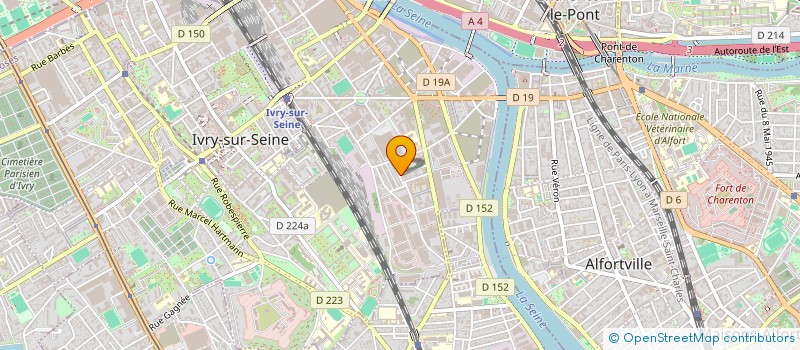 localisation de l'entreprise MONSIEUR SAID KECHROUD  IVRY-SUR-SEINE