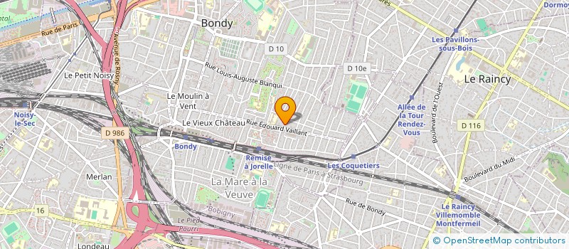 localisation de l'entreprise MONSIEUR SAID KHOUDI  BONDY