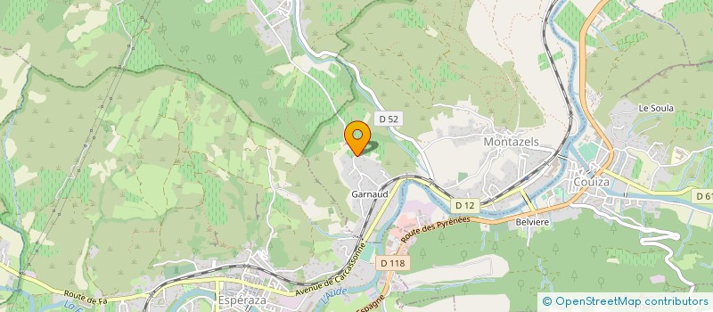 localisation de l'entreprise MONSIEUR SAID KOUIDER  MONTAZELS