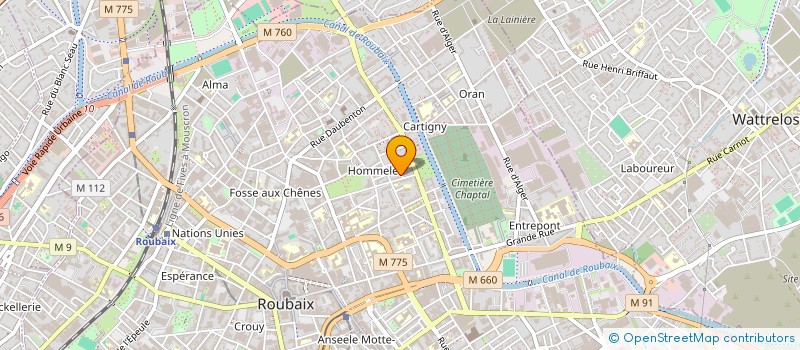 localisation de l'entreprise MONSIEUR SAID KOUIDRAT  ROUBAIX