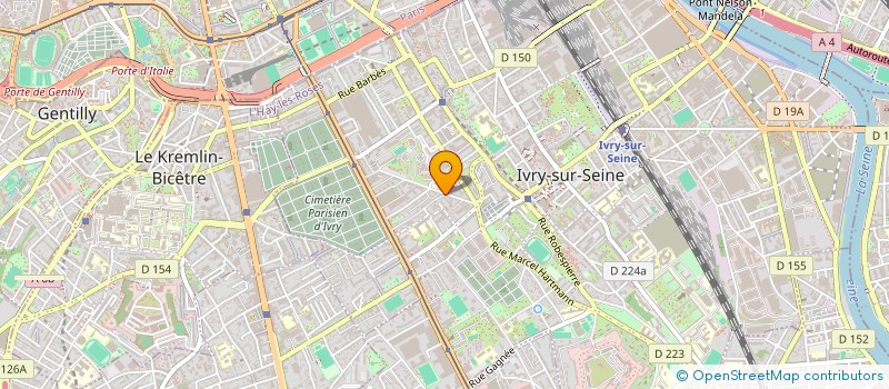 localisation de l'entreprise MONSIEUR SAID M'HIDDINE  IVRY-SUR-SEINE