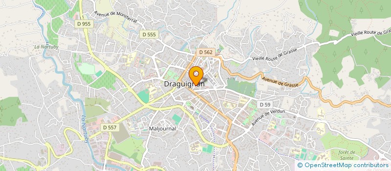 localisation de l'entreprise MONSIEUR SAID MACBETH  DRAGUIGNAN