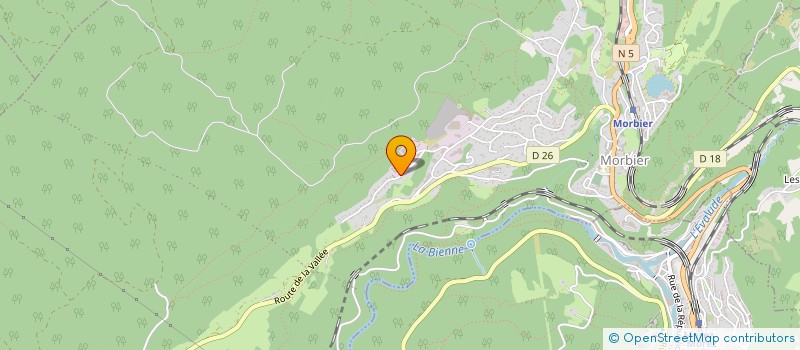 localisation de l'entreprise MONSIEUR SAID MAKKOUR  MORBIER