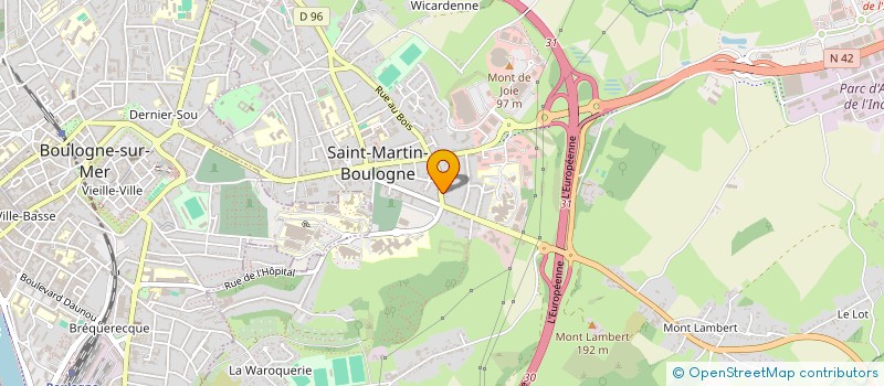 localisation de l'entreprise MONSIEUR SAID MALHOUS  SAINT-MARTIN-BOULOGNE