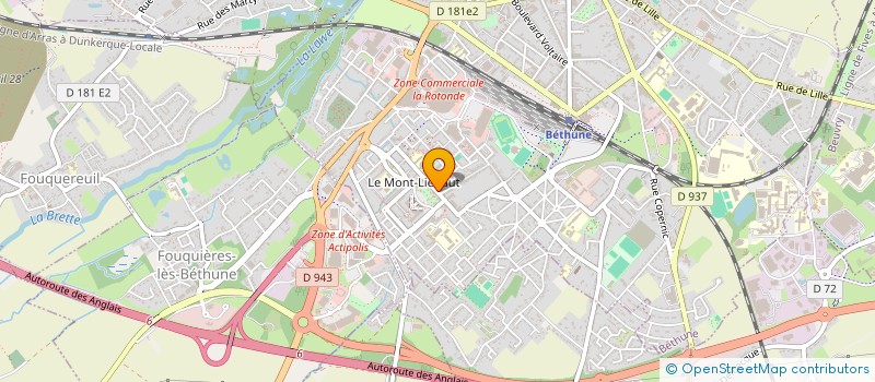 localisation de l'entreprise MONSIEUR SAID MANSOOR SADAT  BETHUNE