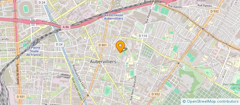 localisation de l'entreprise MONSIEUR SAID MEFIDANE  AUBERVILLIERS