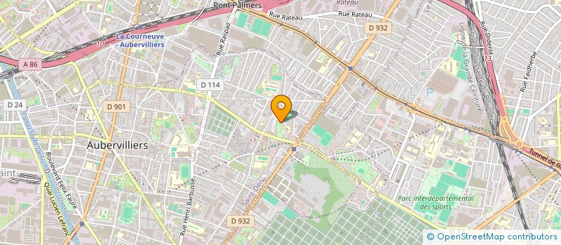 localisation de l'entreprise MONSIEUR SAID MEGGUEDEM  AUBERVILLIERS