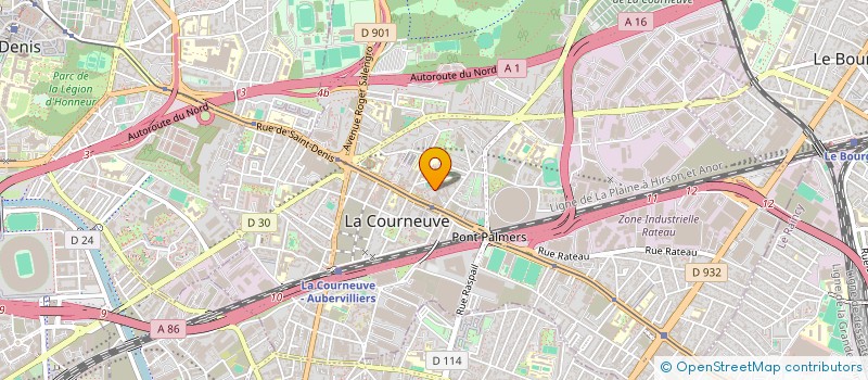 localisation de l'entreprise MONSIEUR SAID MEHDI à LA COURNEUVE