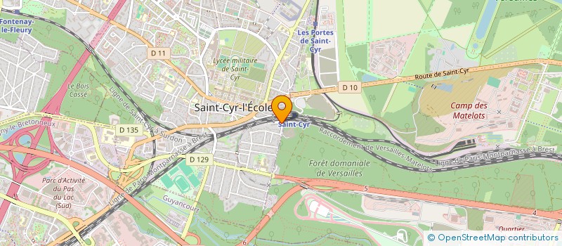 localisation de l'entreprise MONSIEUR SAID MELLAL  SAINT-CYR-L'ECOLE