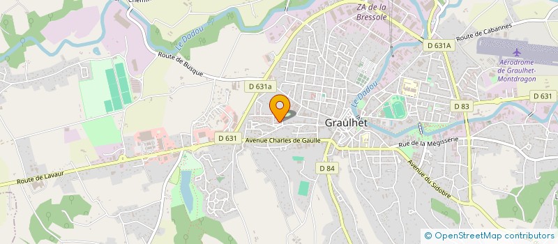 localisation de l'entreprise MONSIEUR SAID MESSAGHROU  GRAULHET