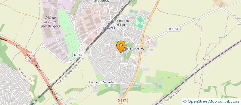 localisation de l'entreprise MONSIEUR SAID MEZRHAB  LOUVRES