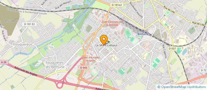 localisation de l'entreprise MONSIEUR SAID MOHAMMAD KHATAMI  BETHUNE