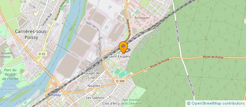 localisation de l'entreprise MONSIEUR SAID MOUCHAHID  POISSY