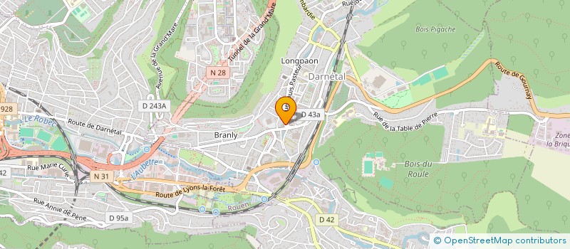 localisation de l'entreprise MONSIEUR SAID MOUCHENE  DARNETAL