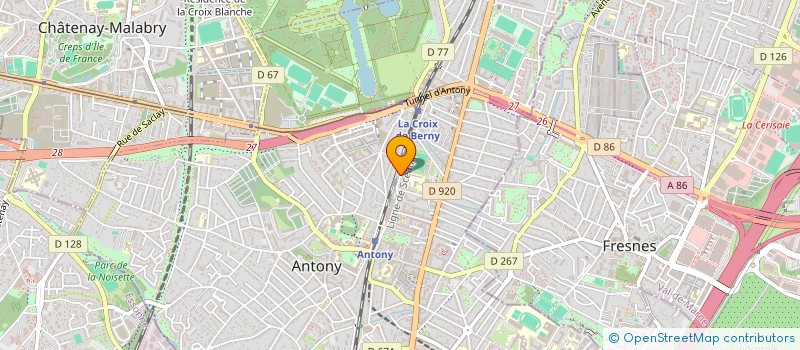 localisation de l'entreprise MONSIEUR SAID MOULOUDJ à ANTONY