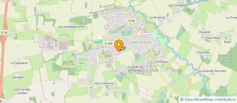 localisation de l'entreprise MONSIEUR SAID MUSHTAQ JALAL  SAINT-ERBLON