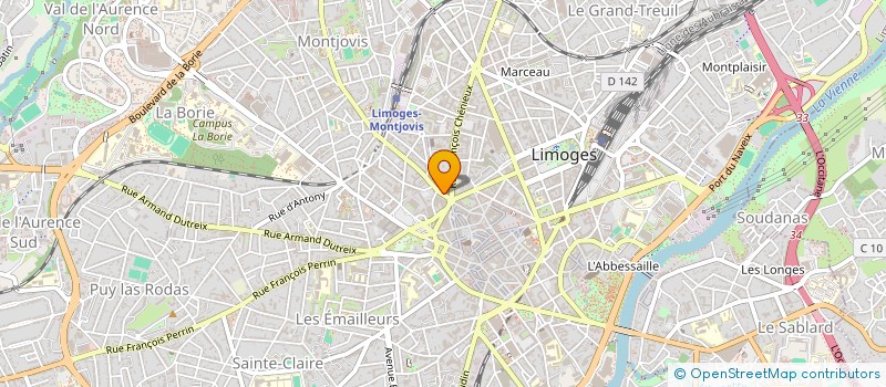 localisation de l'entreprise MONSIEUR SAID MUZAFAR WALI à LIMOGES