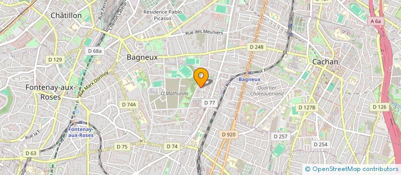 localisation de l'entreprise MONSIEUR SAID NAIT AMARA à BAGNEUX