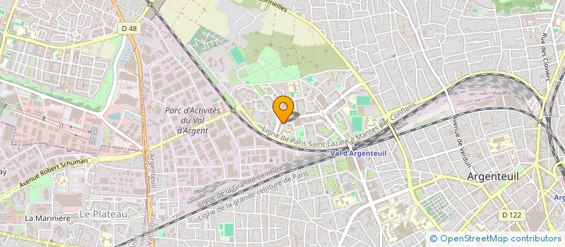 localisation de l'entreprise MONSIEUR SAID NAMANE  ARGENTEUIL