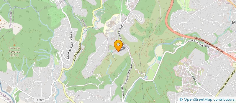 localisation de l'entreprise MONSIEUR SAID NASRI  PEGOMAS