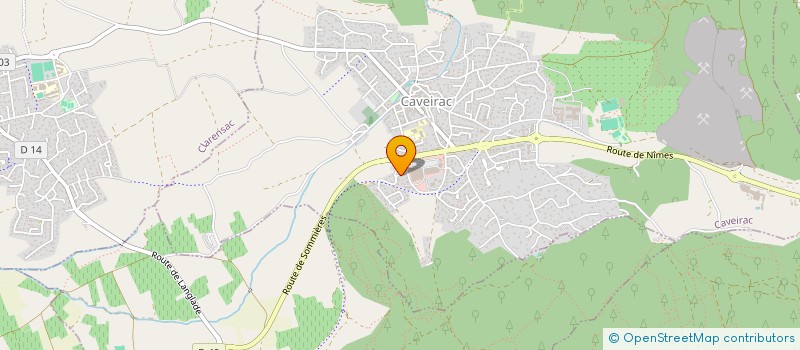 localisation de l'entreprise MONSIEUR SAID NOURI  CAVEIRAC