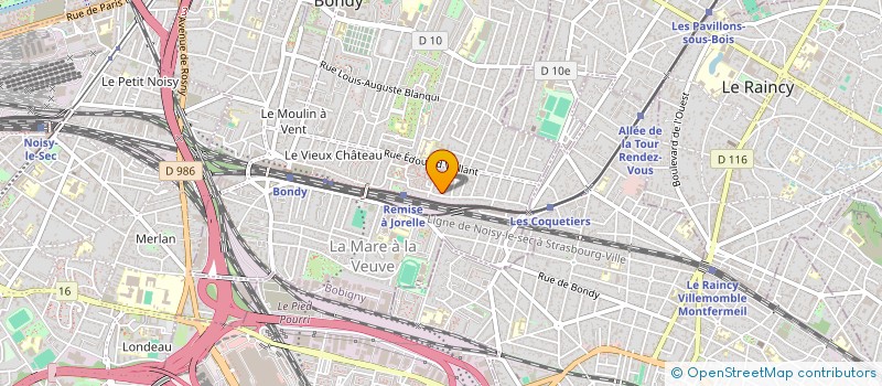 localisation de l'entreprise MONSIEUR SAID OIKHMIS  BONDY