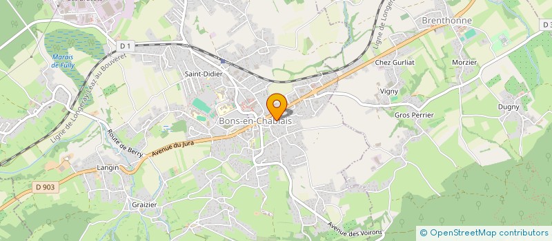 localisation de l'entreprise MONSIEUR SAID OUASLAM ANAFLOUS  BONS-EN-CHABLAIS