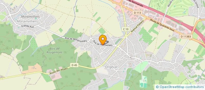 localisation de l'entreprise MONSIEUR SAID OUBENYASSAF à ORGEVAL