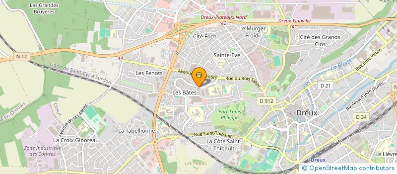 localisation de l'entreprise MONSIEUR SAID OUCHNI à DREUX