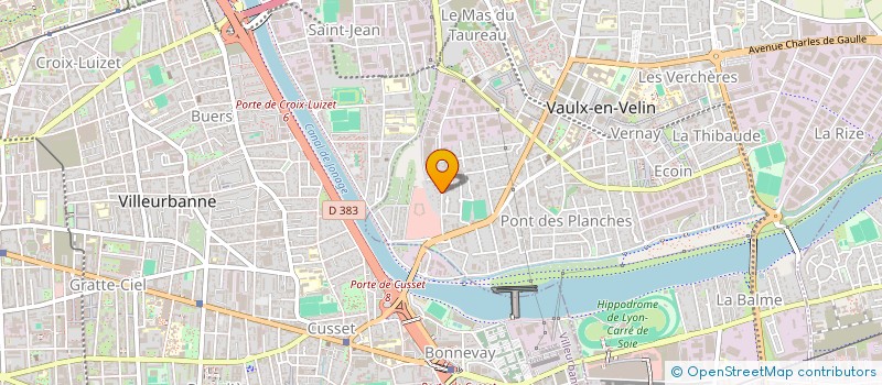 localisation de l'entreprise MONSIEUR SAID OUGHANEM  VAULX-EN-VELIN