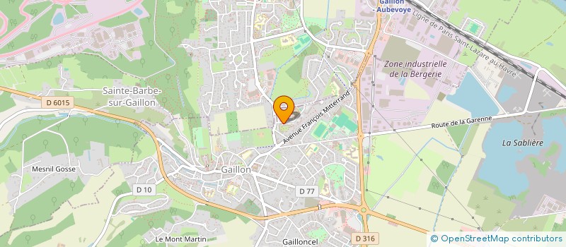 localisation de l'entreprise MONSIEUR SAID OUHAMOU  GAILLON