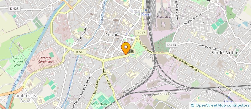 localisation de l'entreprise MONSIEUR SAID OUKOUKES à DOUAI
