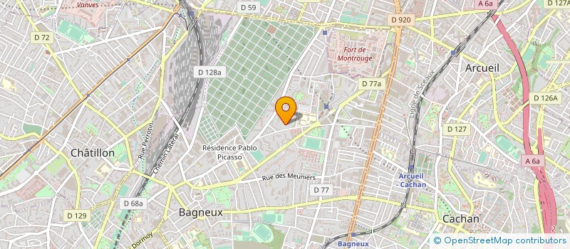 localisation de l'entreprise MONSIEUR SAID OUMEZZAOUCHE à BAGNEUX