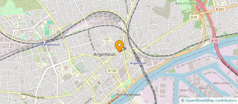 localisation de l'entreprise MONSIEUR SAID OUNHARI  ARGENTEUIL