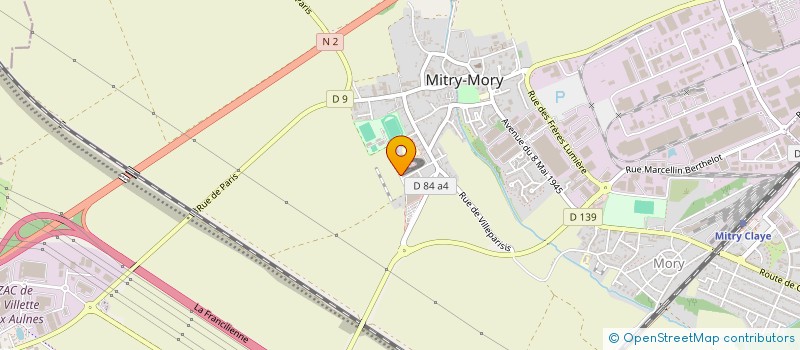 localisation de l'entreprise MONSIEUR SAID OUTALEB  MITRY-MORY