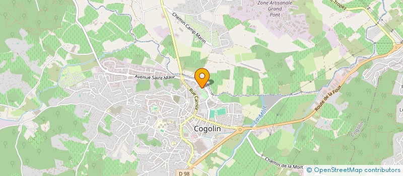 localisation de l'entreprise MONSIEUR SAID OUZZAHRA à COGOLIN