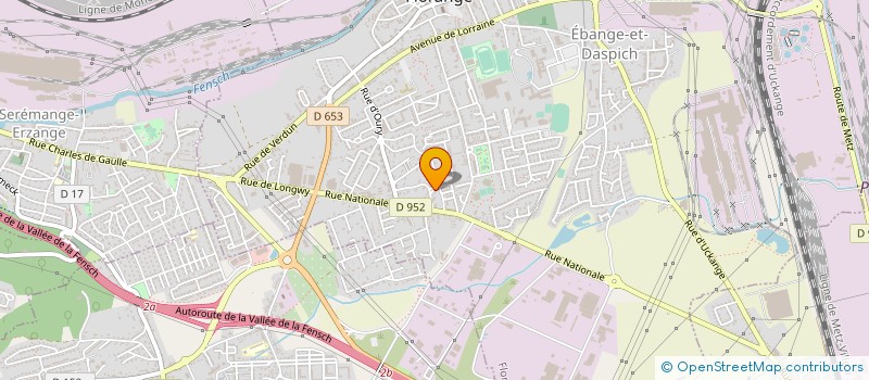 localisation de l'entreprise MONSIEUR SAID OUZZANI  FLORANGE