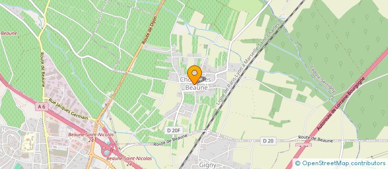 localisation de l'entreprise MONSIEUR SAID RABHI  CHOREY-LES-BEAUNE