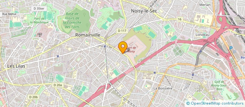 localisation de l'entreprise MONSIEUR SAID RAHOUAL à ROMAINVILLE