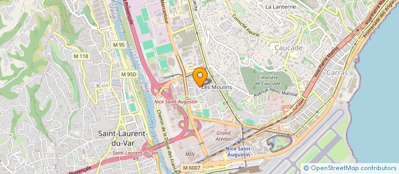 localisation de l'entreprise MONSIEUR SAID RAOUF BOULIFA  NICE