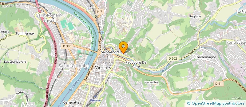 localisation de l'entreprise MONSIEUR SAID RASOL RAHIMI à VIENNE