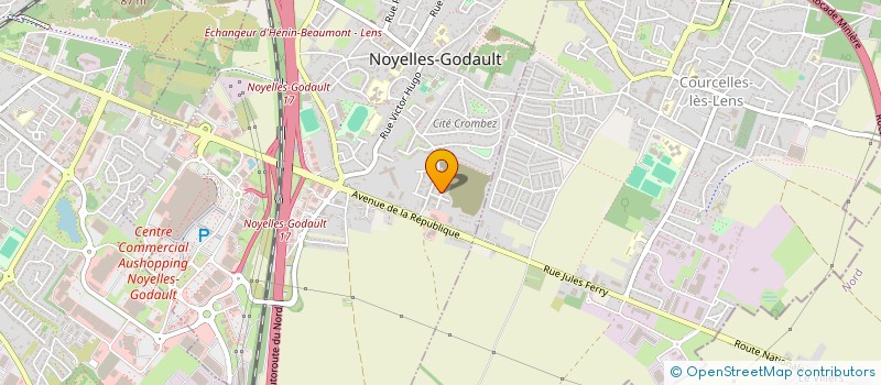 localisation de l'entreprise MONSIEUR SAID REBIAI  NOYELLES-GODAULT