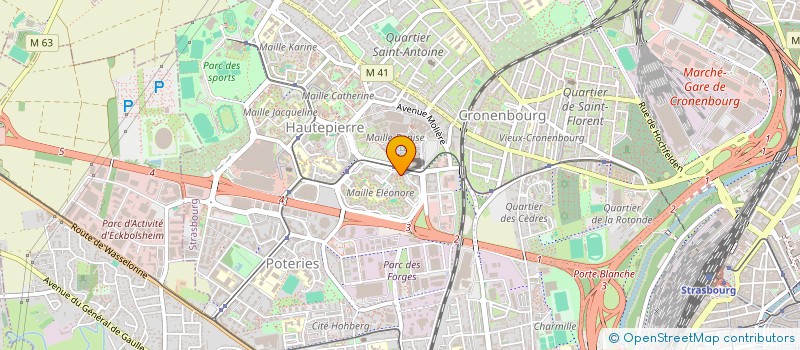 localisation de l'entreprise MONSIEUR SAID RMOULI  STRASBOURG