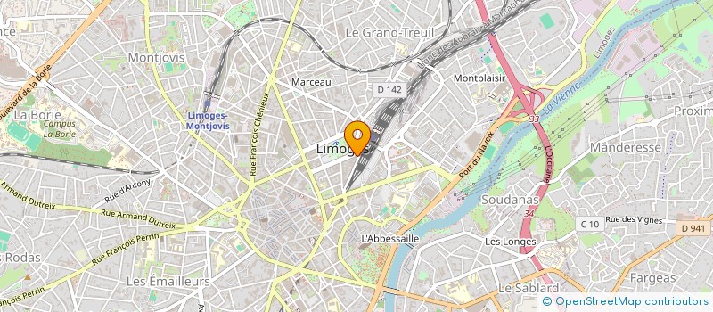 localisation de l'entreprise MONSIEUR SAID SENOUCI à LIMOGES