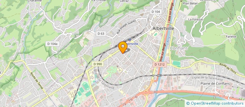 localisation de l'entreprise MONSIEUR SAID SEYAH  ALBERTVILLE