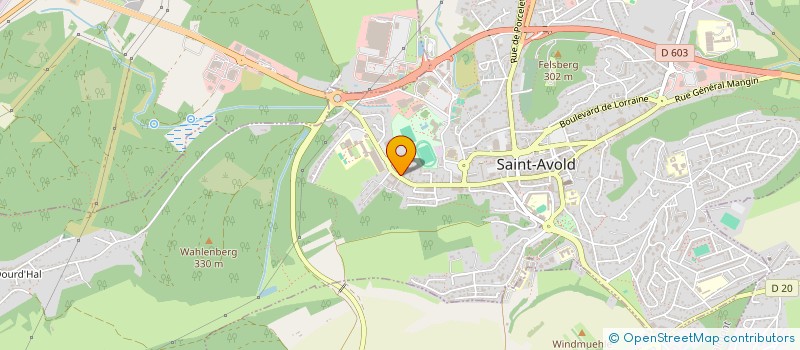 localisation de l'entreprise MONSIEUR SAID SHERIF  SAINT-AVOLD