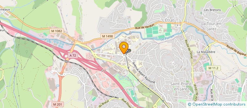 localisation de l'entreprise MONSIEUR SAID SOLTANI  SAINT-PRIEST-EN-JAREZ